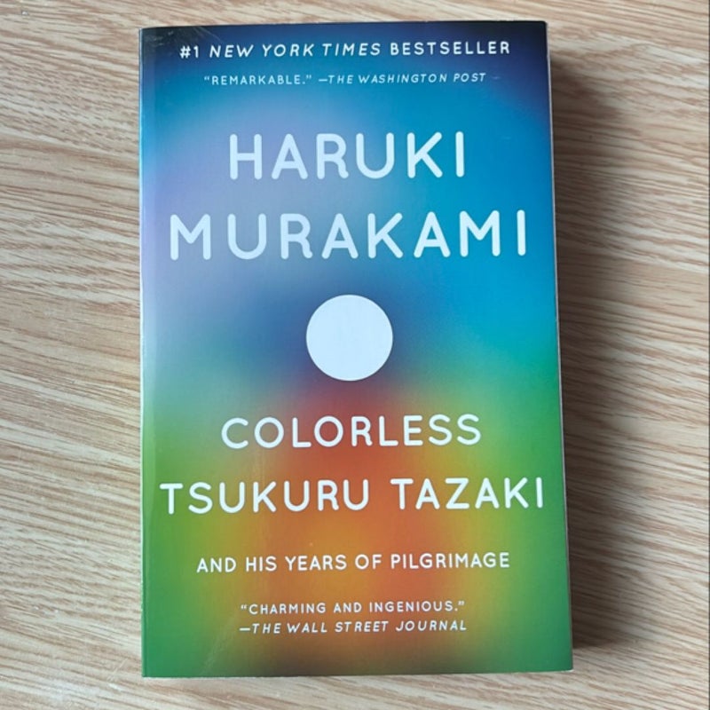 Colorless Tsukuru Tazaki and His Years of Pilgrimage