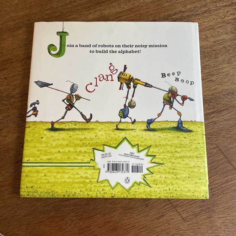 R is for robot by adam f watkins hardcover pangobooks