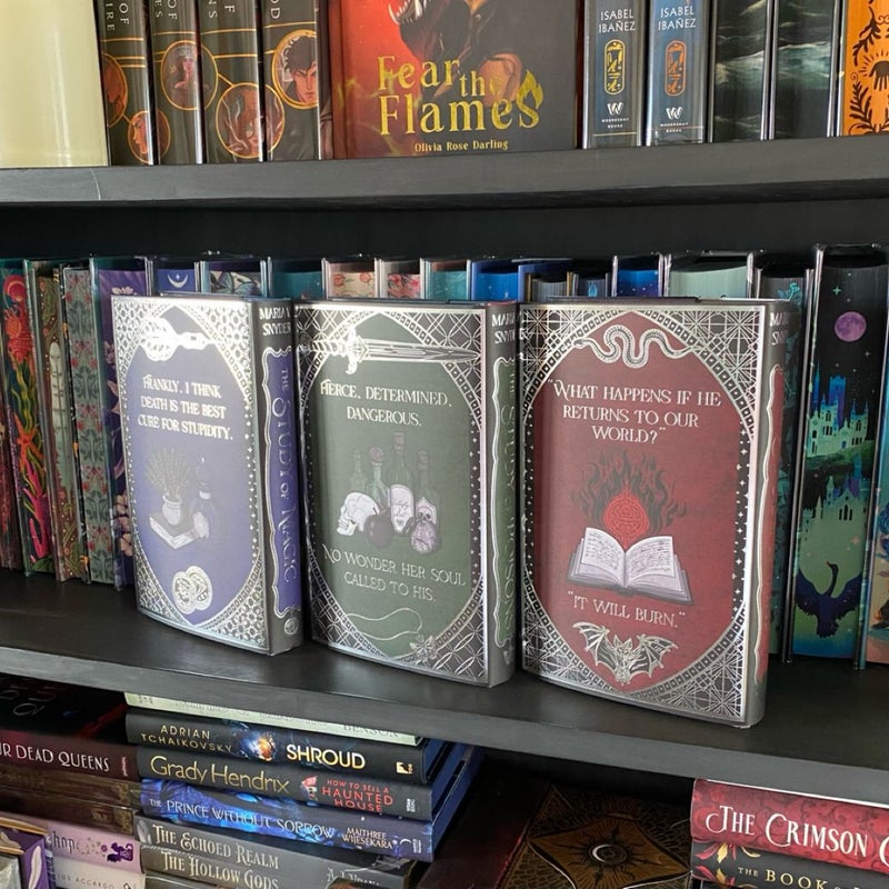 Study Series -The Study of Poisons, The Study of Magic, and The Study of Fire by The Butterfly Book Club 