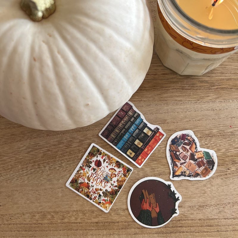 Fall Bookish Sticker Bundle