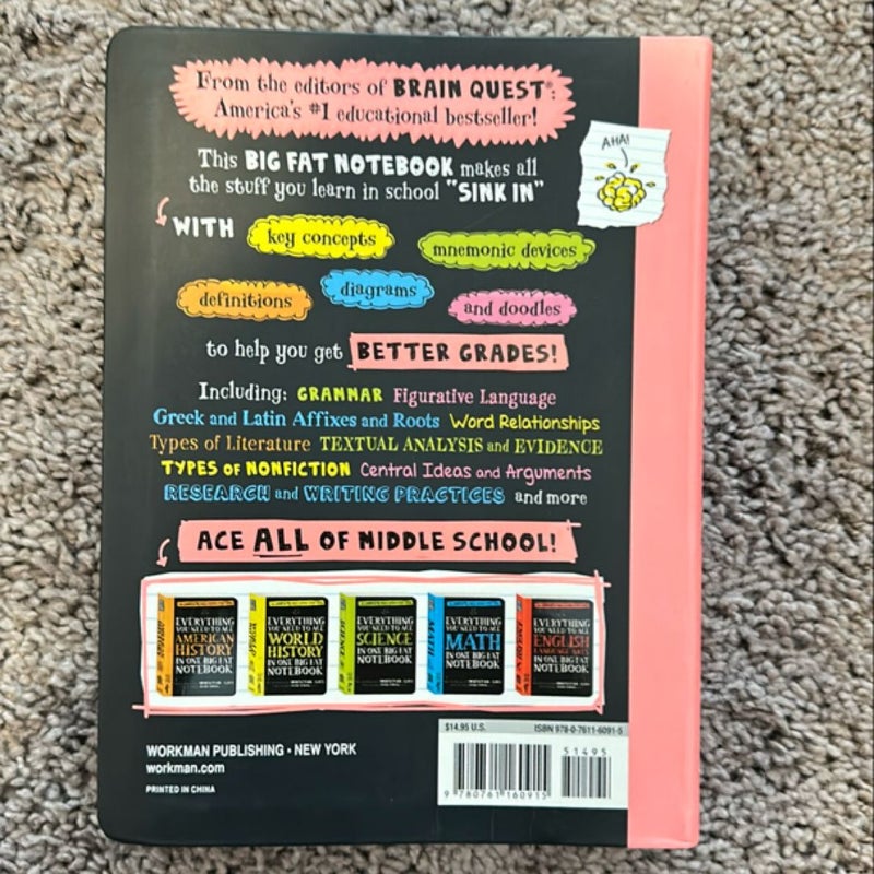 Everything You Need to Ace English Language Arts in One Big Fat Notebook