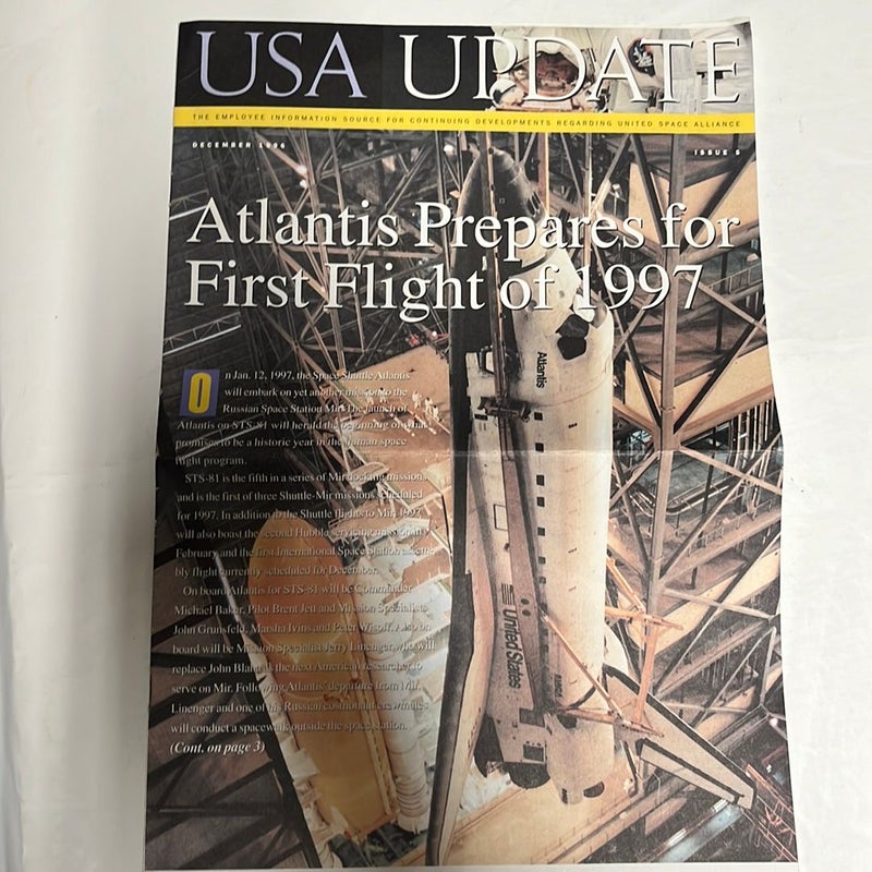 Atlantis first Flight of 1997 Magazine