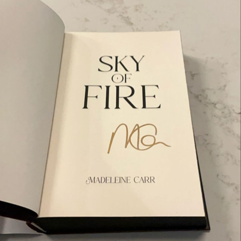 New! Signed! Sky of Fire