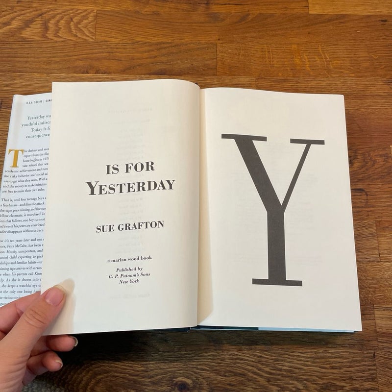 Y Is for Yesterday