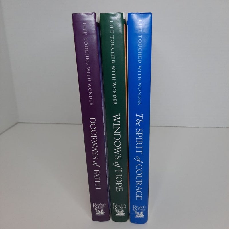 The Spirit of Courage, Widows of Hope, Doorways of Faith Reader's Digest Editor's Collection 3 books