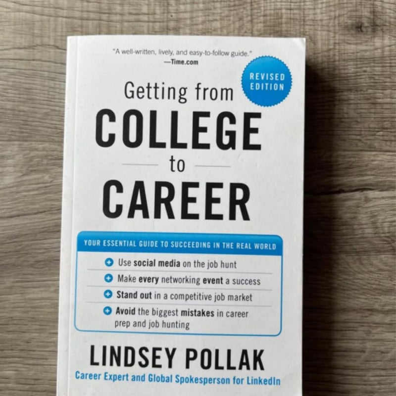 Getting from College to Career Rev Ed
