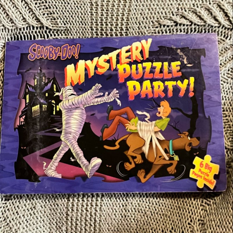 Scooby-Doo mystery puzzle party book