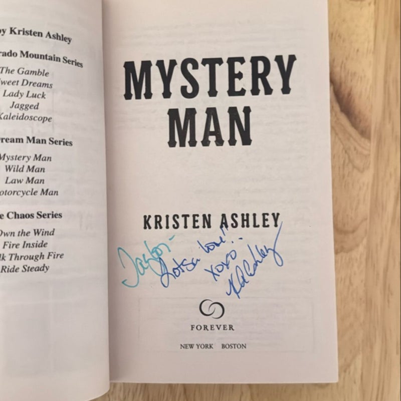 Mystery Man Signed