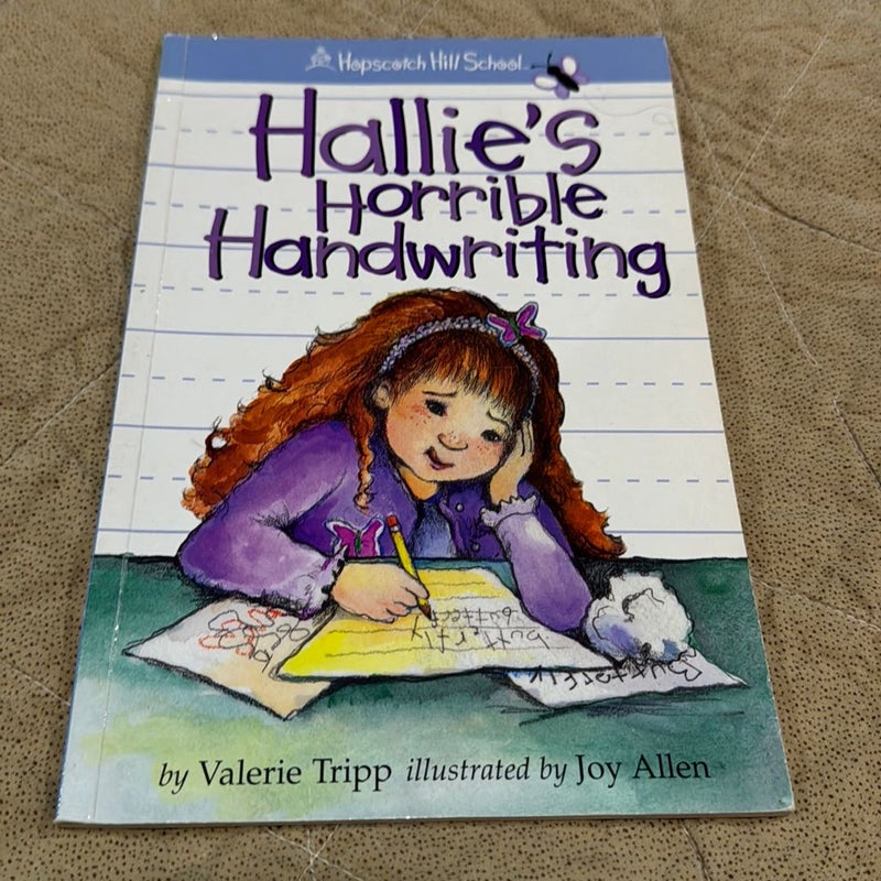 Hallie's Horrible Handwriting