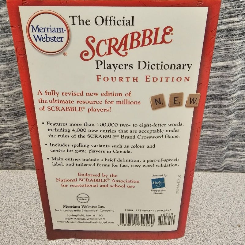 The Official Scrabble Players Dictionary