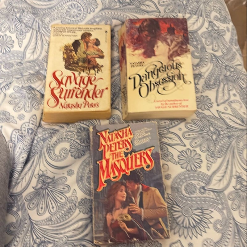 Set of three Natasha Peters Novels