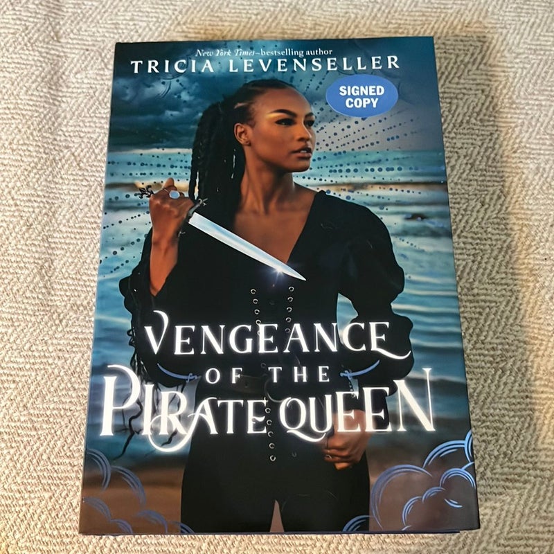 Vengeance of pirate queen - signed copied