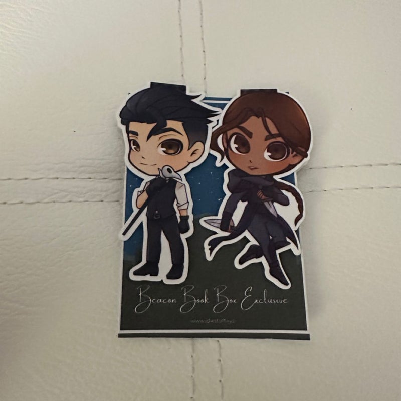 Kaz and Inej Magnetic Bookmarks