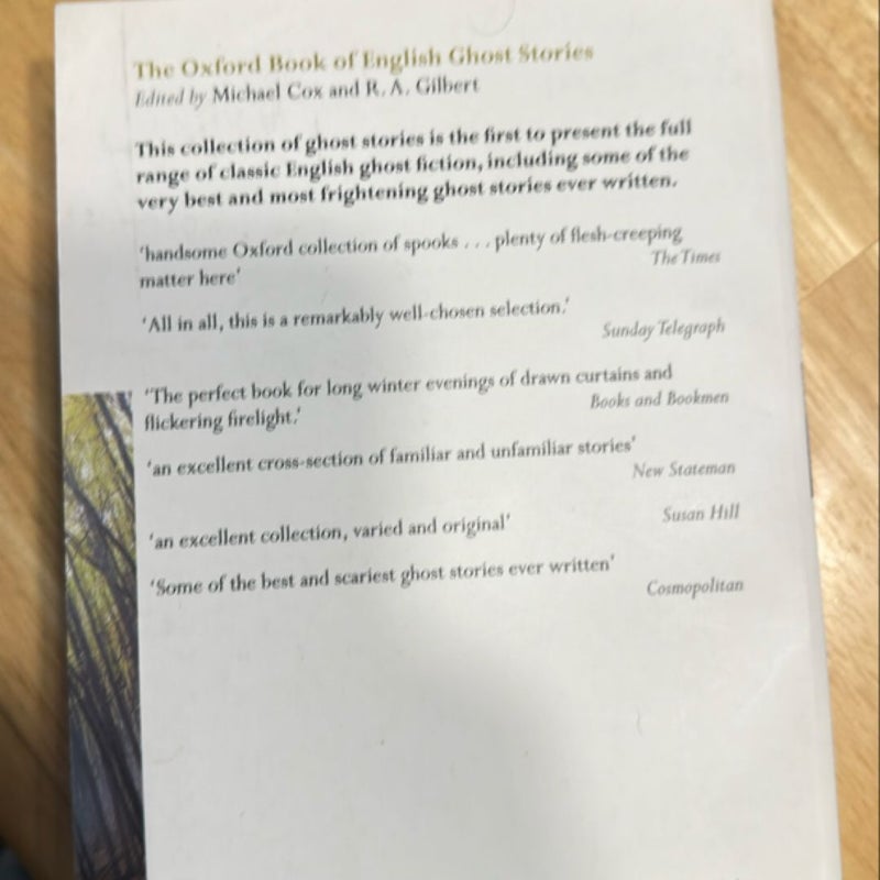 The Oxford Book of English Ghost Stories