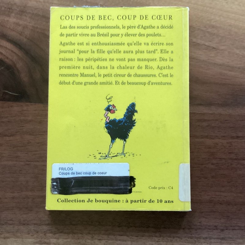 Coups de bec, coup de coeur