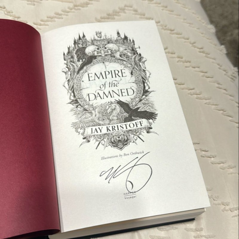 Empire of the Damned UK Edition Signed