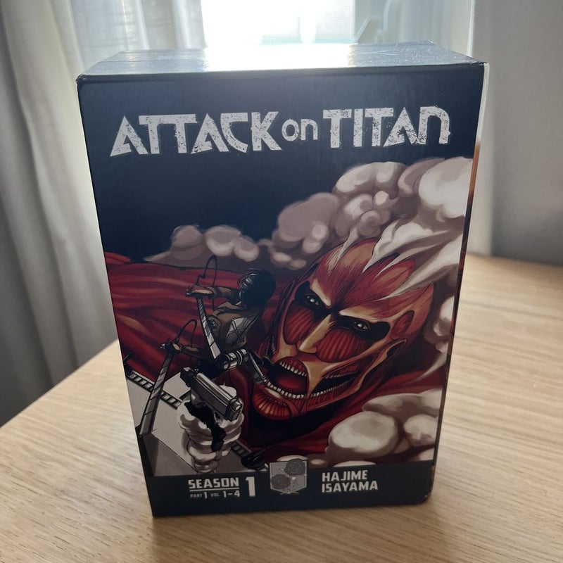 Attack on Titan Season 1 Part 1 Manga Box Set