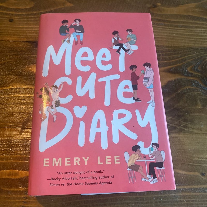 Meet Cute Diary (hand sprayed edges) 