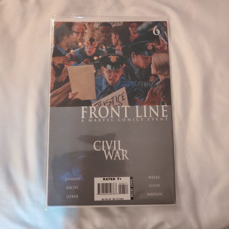 Civil War Frontline #6 Marvel Comics 