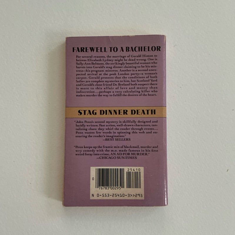 Stag Dinner Death