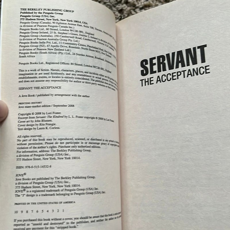 Servant: the Acceptance