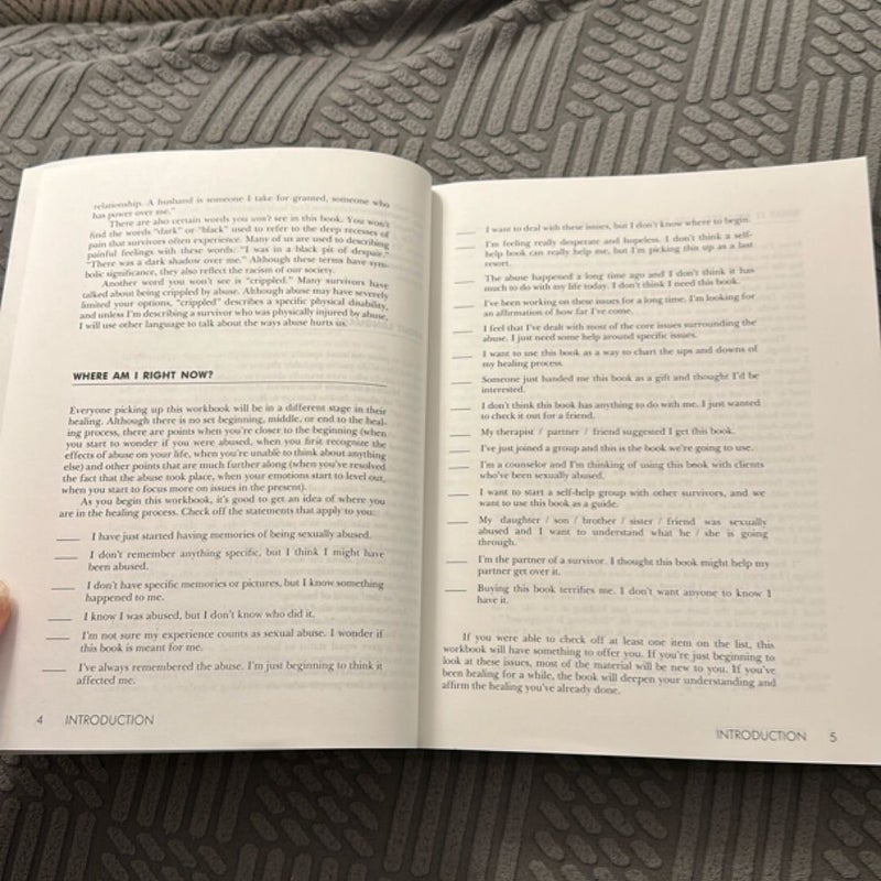 The Courage to Heal Workbook