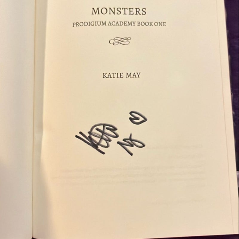 Monsters- Signed Copy!