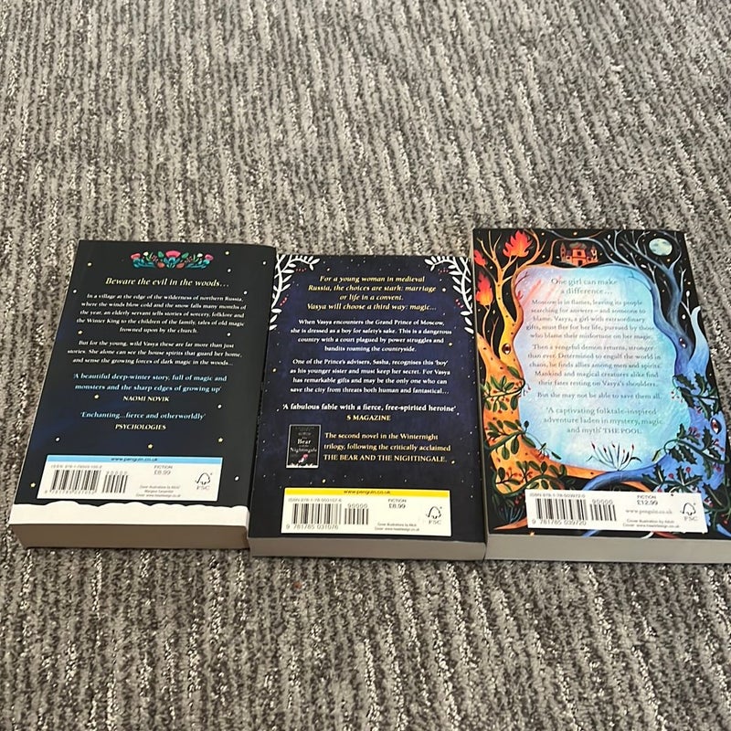 UK Editions of The Bear and the Nightingale Trilogy