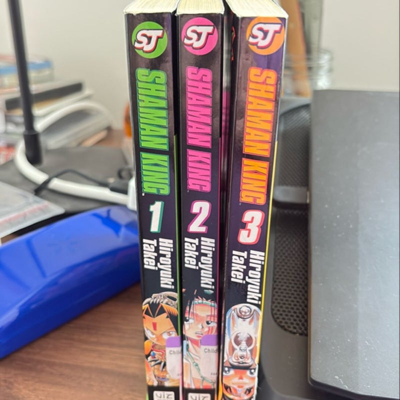 Shaman King, Vol. 1-3