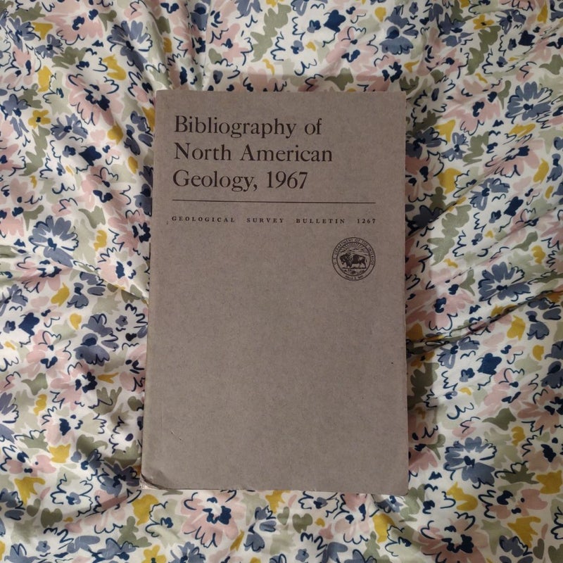 Bibliography pf North American Geology