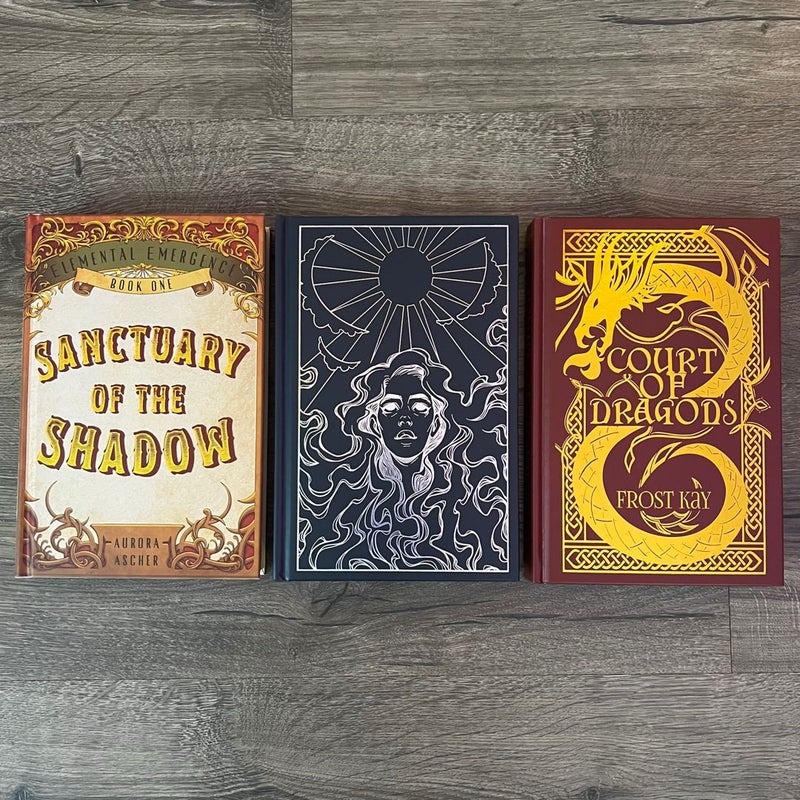 Bookish Box bundle (Sanctuary of the Shadow, The Midnight Girls, Court of Dragons)