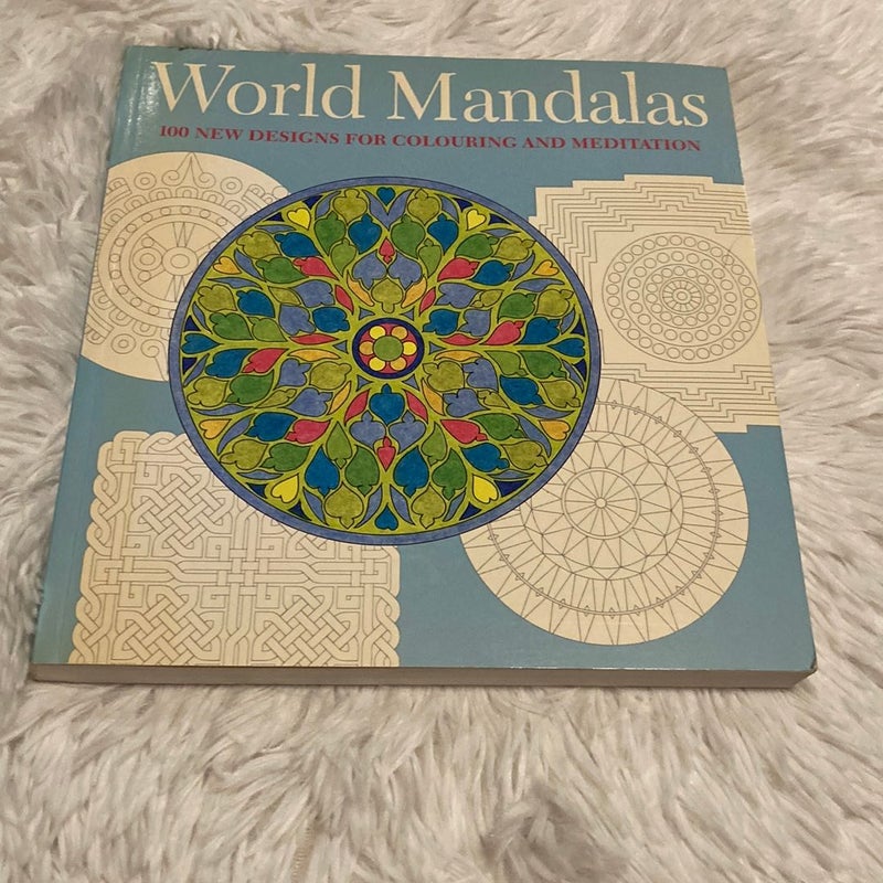 World mandalas coloring book
