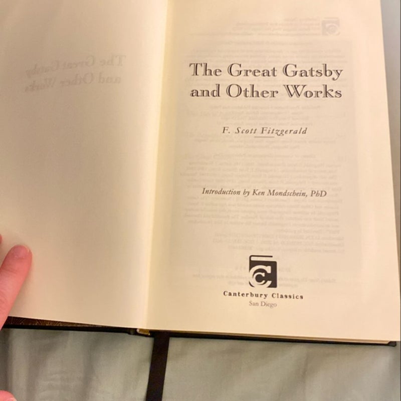 The Great Gatsby and other works