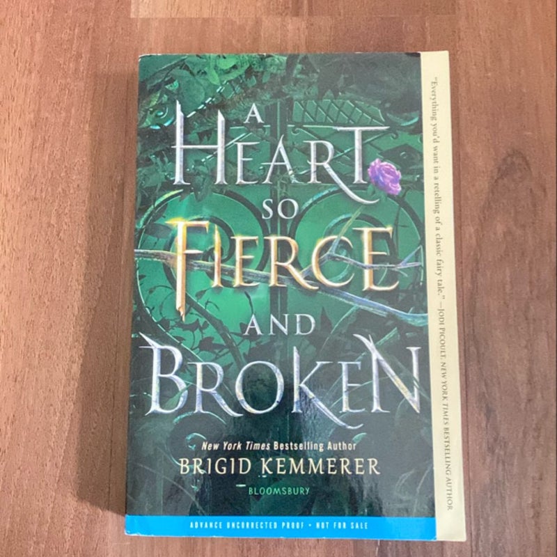 *ARC / Uncorrected Proof* A Heart So Fierce 2024 & Broken - Brigid Kemmerer