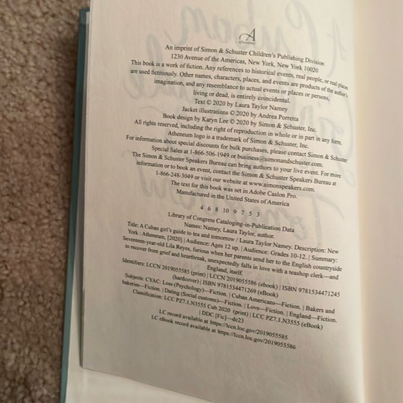 A Cuban Girl's Guide to Tea and Tomorrow