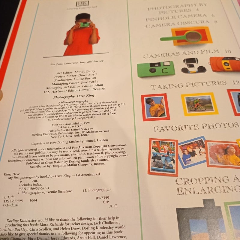 My First Photography Book (First American Edition, 1994)