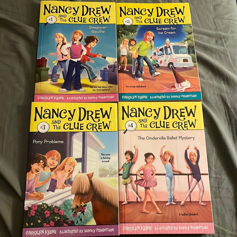 Nancy Drew and the Clue Crew 1-4 