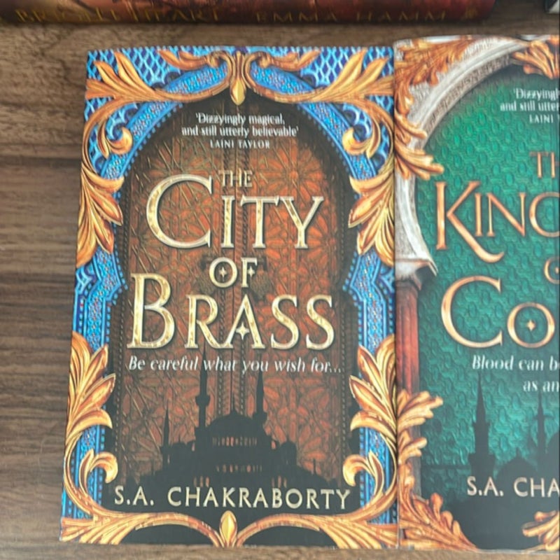 The Daevabad Trilogy. All three books, 1st book signed by S.A Chakraborty