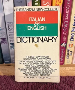The Bantam New College Italian and English Dictionary