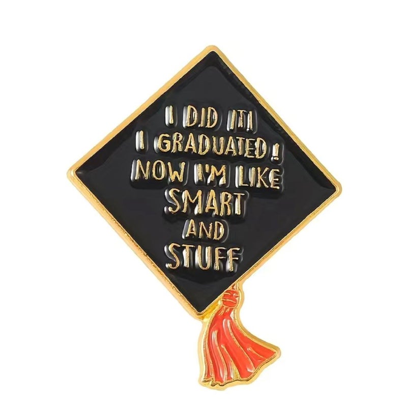 Graduation Season Gift Brooch Bachelor Hat Metal Badge Pin Accessories Clothes Bag Decorations Medal Pin For Students