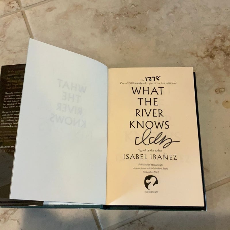 What the River Knows - Goldsboro signed and numbered edition #1278