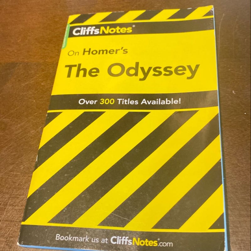 CliffsNotes on Homer's the Odyssey