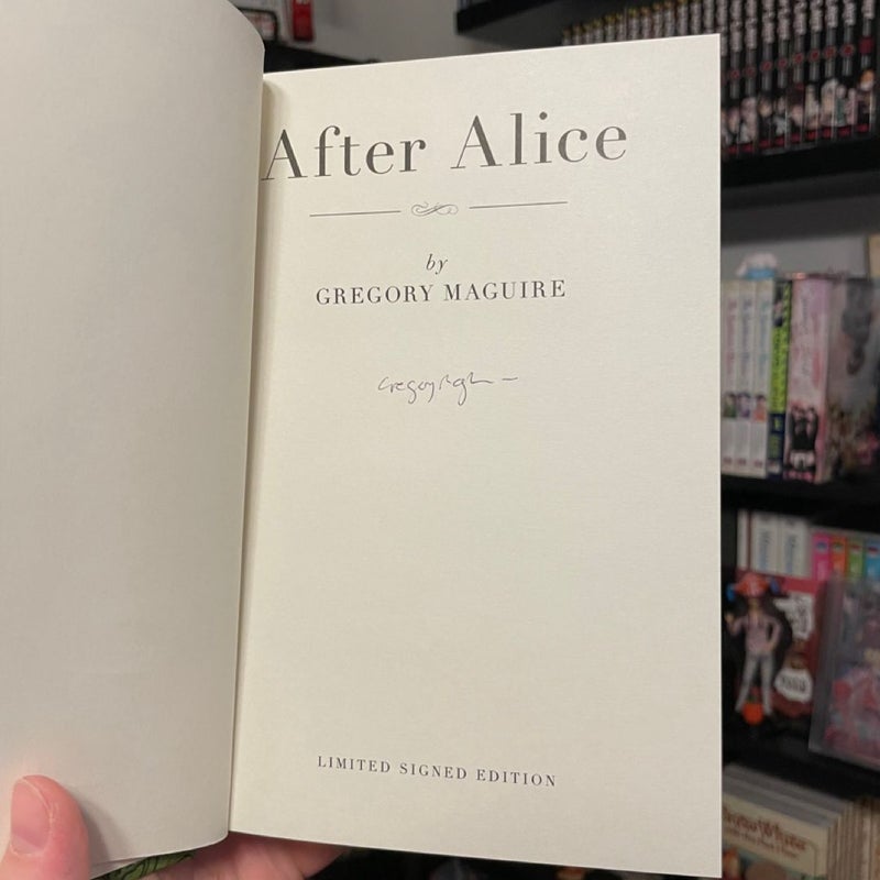 After Alice (Signed First Edition) 