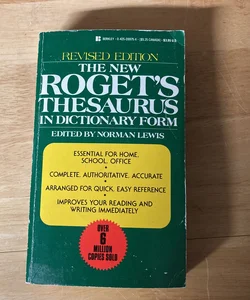 The new Rogets thesaurus in dictionary form
