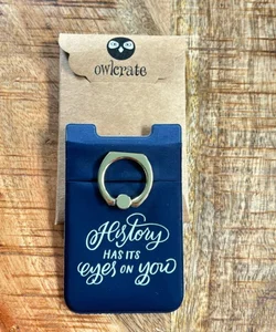 Owlcrate exclusive, phone ring with hidden pockets!