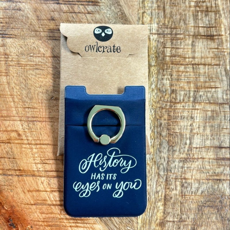 Owlcrate exclusive, phone ring with hidden pockets!