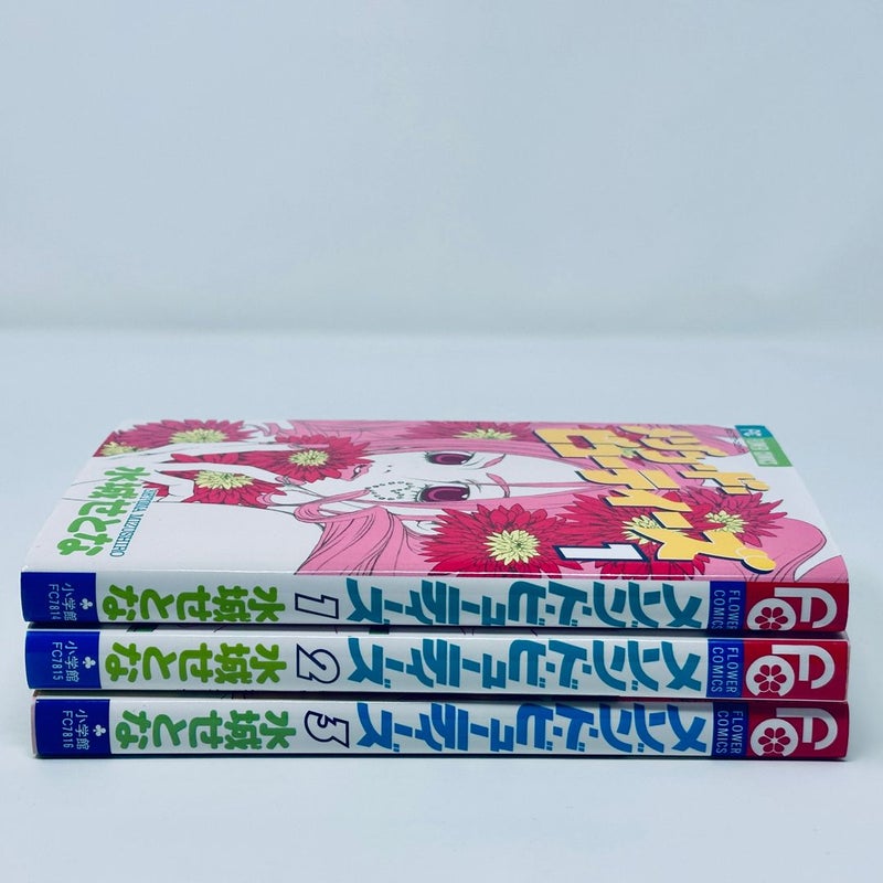 Maison de Beauties Shogakukan Books 1 - 3 Japanese Text