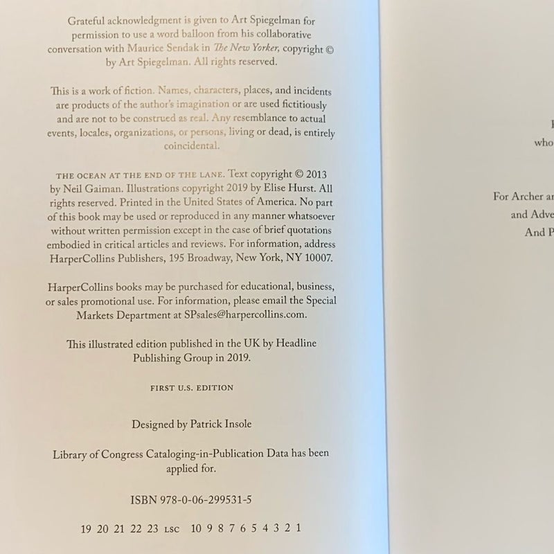 The Ocean at the End of the Lane (Illustrated Edition)