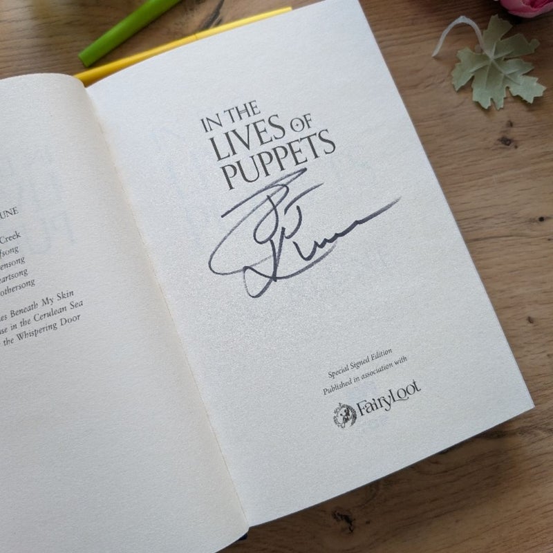 SIGNED FairyLoot Exclusive: In the Lives of Puppets