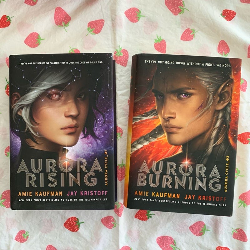 *SIGNED BY JK* Aurora Rising & Aurora Burning (not signed)